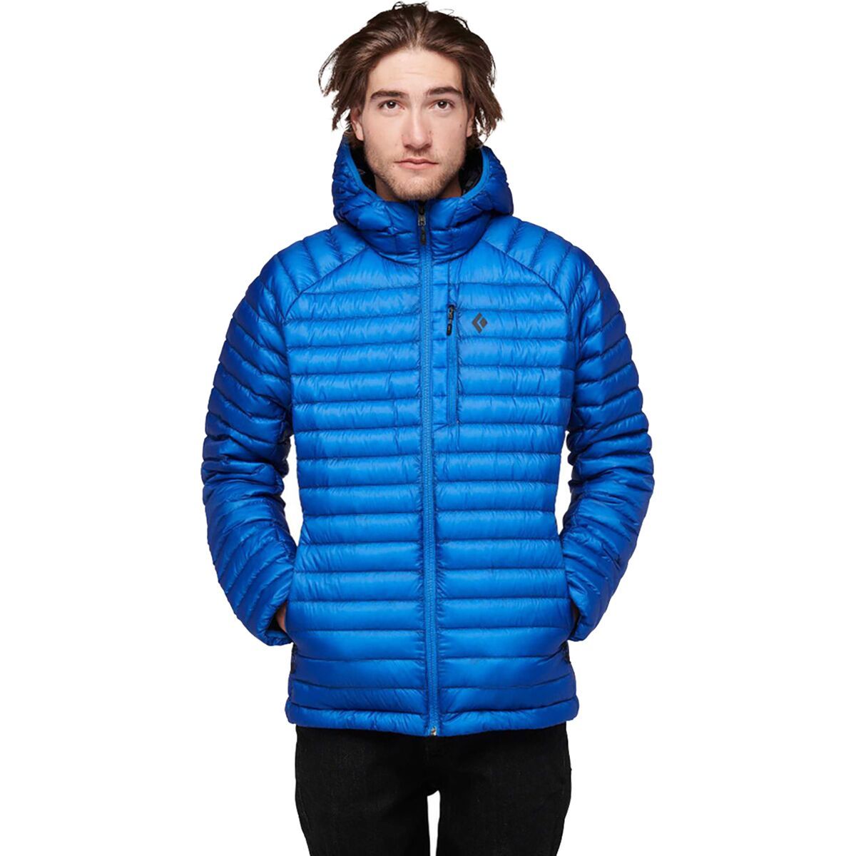 Black Diamond Black Diamond Approach Down Hoodie - Men's  in Drifter Blue