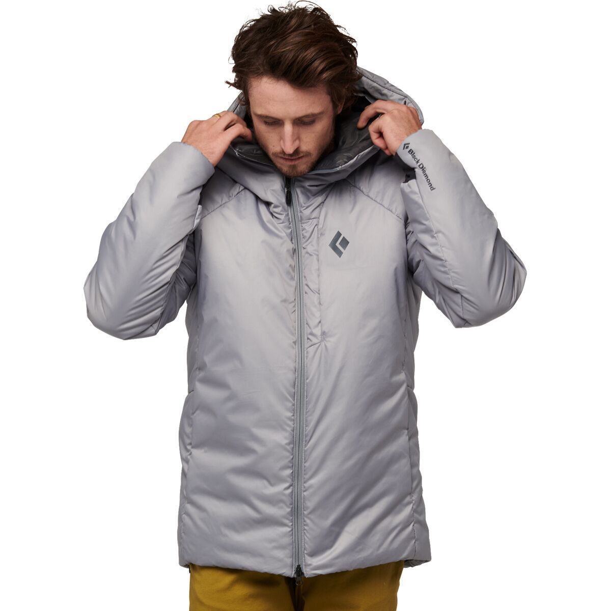 Black Diamond Black Diamond Belay Parka - Men's in Pewter