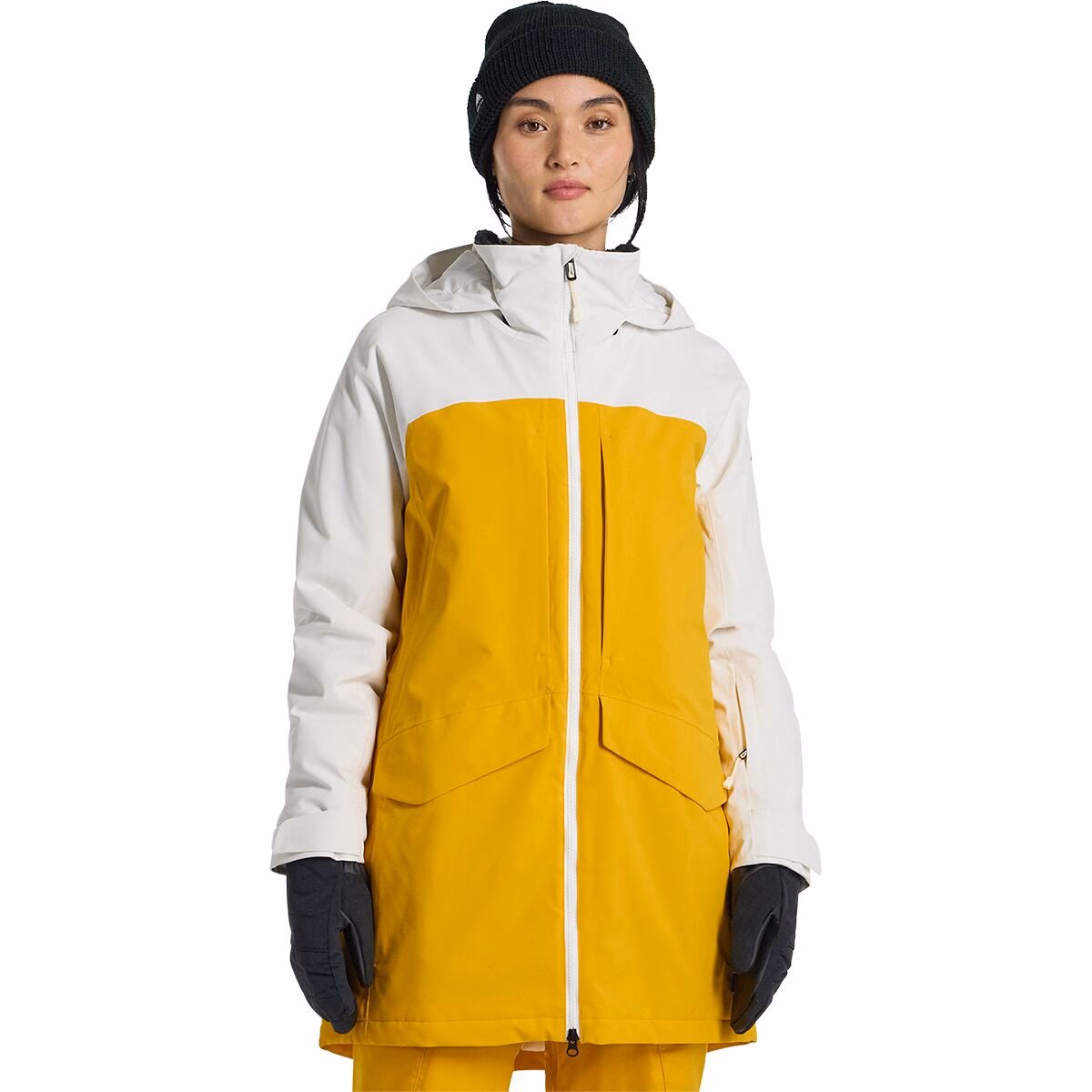 Burton Prowess 2.0 Jacket - Women's in Stout White/Goldenrod